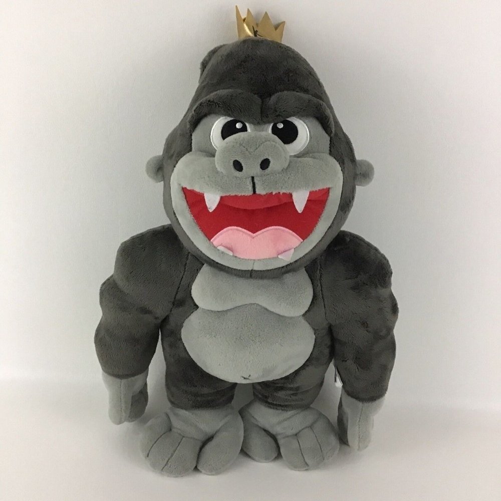 Hug Me King Kong 16" Plush Stuffed Animal Toy Kidrobot Phunny Squeeze & Shake